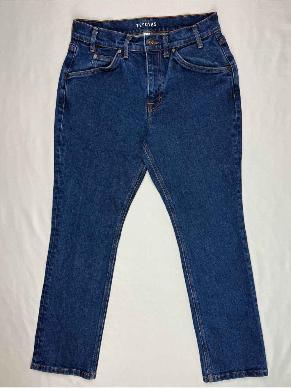Tecovas Mens Rugged Relaxed Jeans 30 x 29 Dark Blue Denim C5